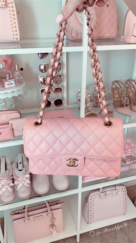 chanel handbags myer|Chanel pink ref purses.